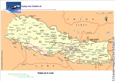 Notre parcours au Népal : on va voir du pays!!